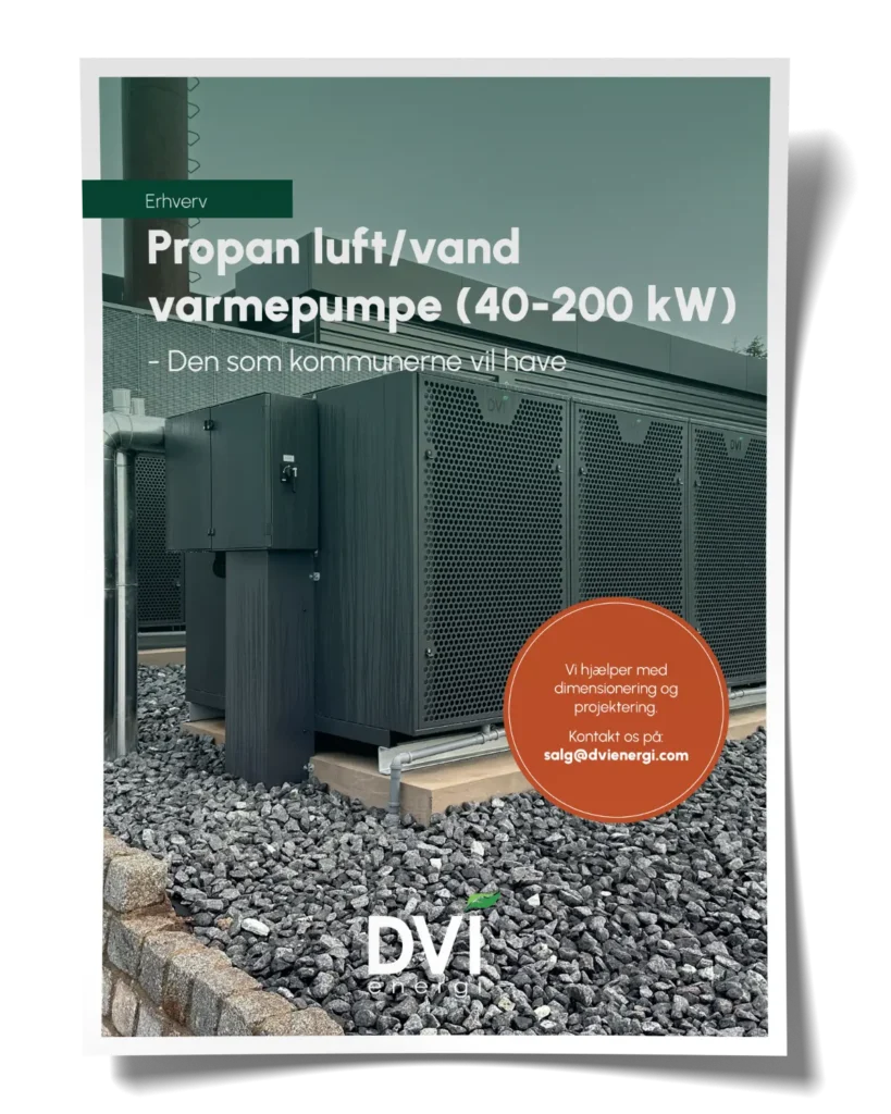 Produktfolder til download - Propan luft/vand varmepumpe (erhverv)