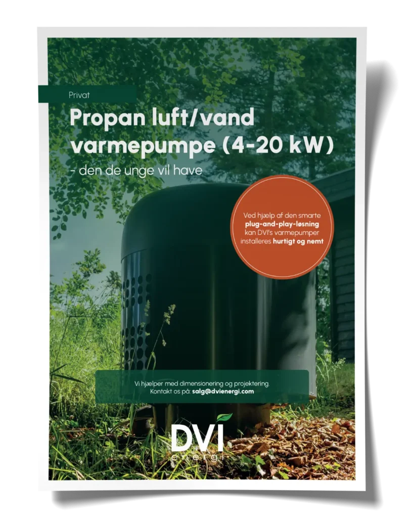 Produktfolder til download - Propan luft/vand varmepumpe (privat)